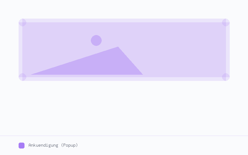Ankündigung (Popup)